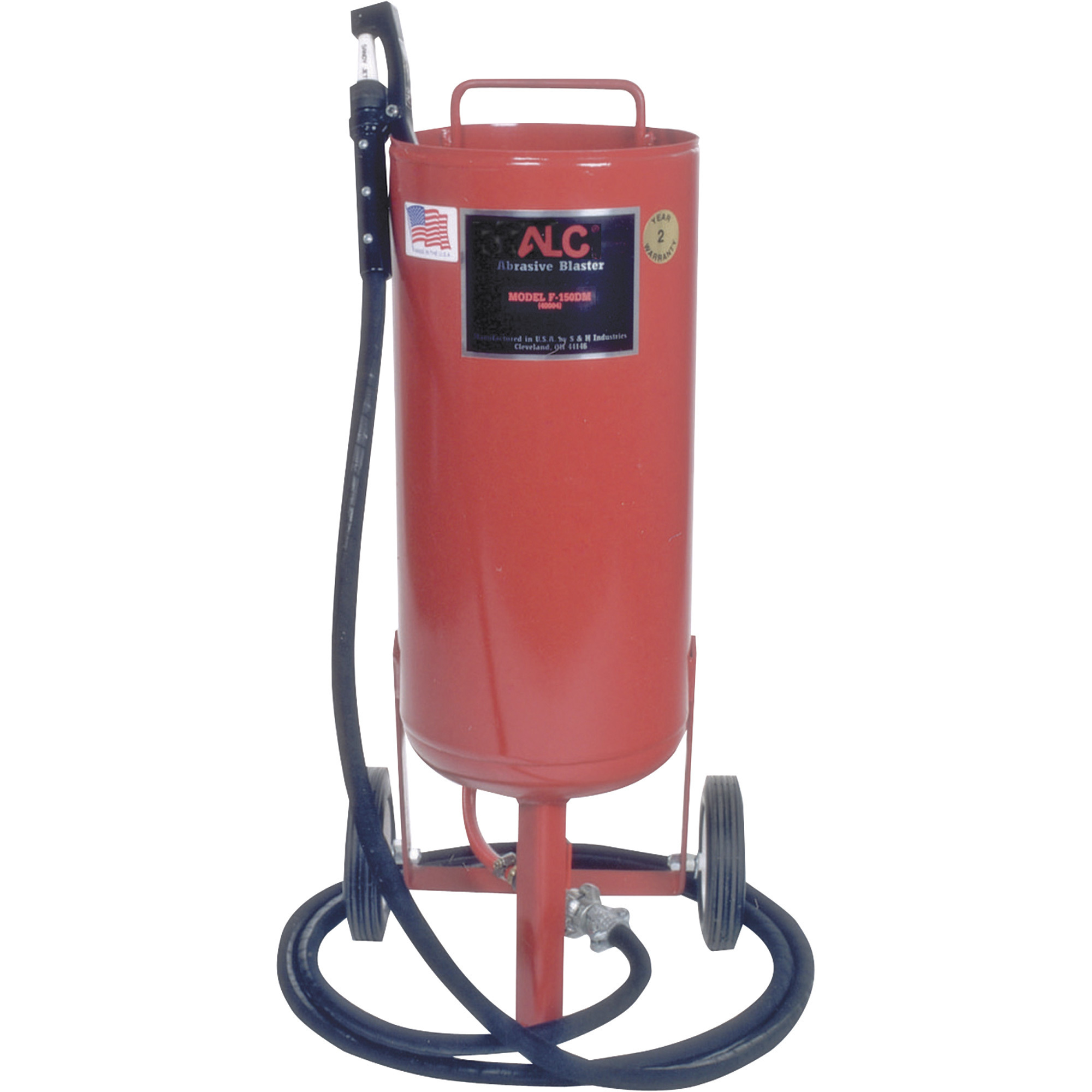 ALC Abrasive Pressure Blaster, 250-Lb. Capacity, Model# 40005